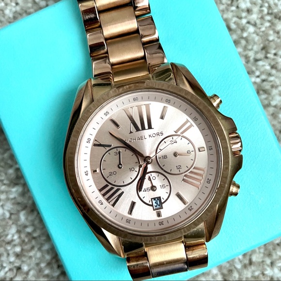 Michael Kors Rose Gold Watch 